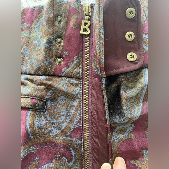 Bogner Ski Pants with Retro Vintage Paisley Design Size 8R - Picture 4 of 12